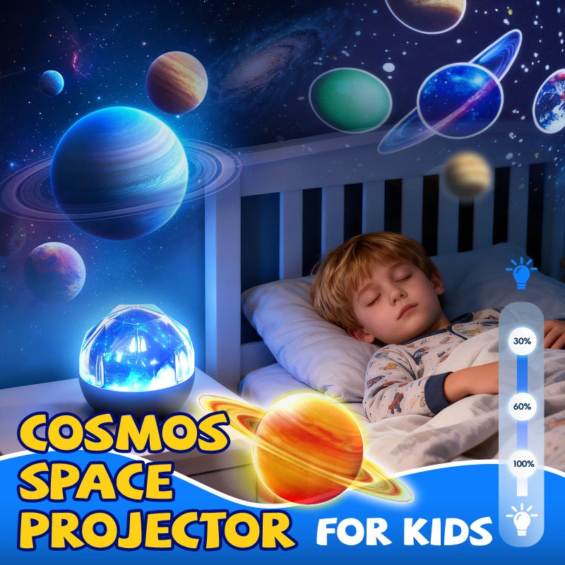TOURACE Solar System Projector, Star Night Light for Kids, Planet Toys, Space Light, Universe ProjectÃ³r, Space Lamp, Teen boy Girl Bedroom, Planets Toy, Planetarium Projector, Boys Gift, Christmas. - Image 2